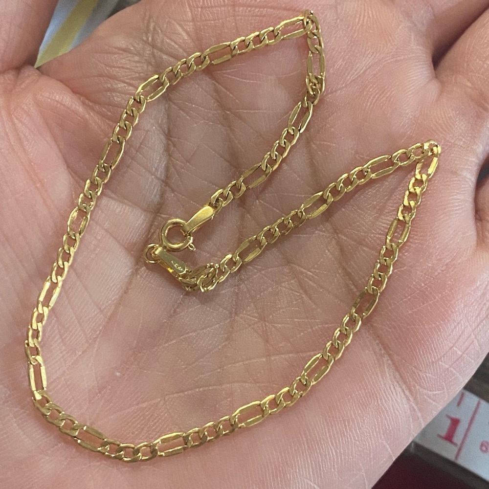 Gold Figaro Chain Bracelet - Women Jewelry